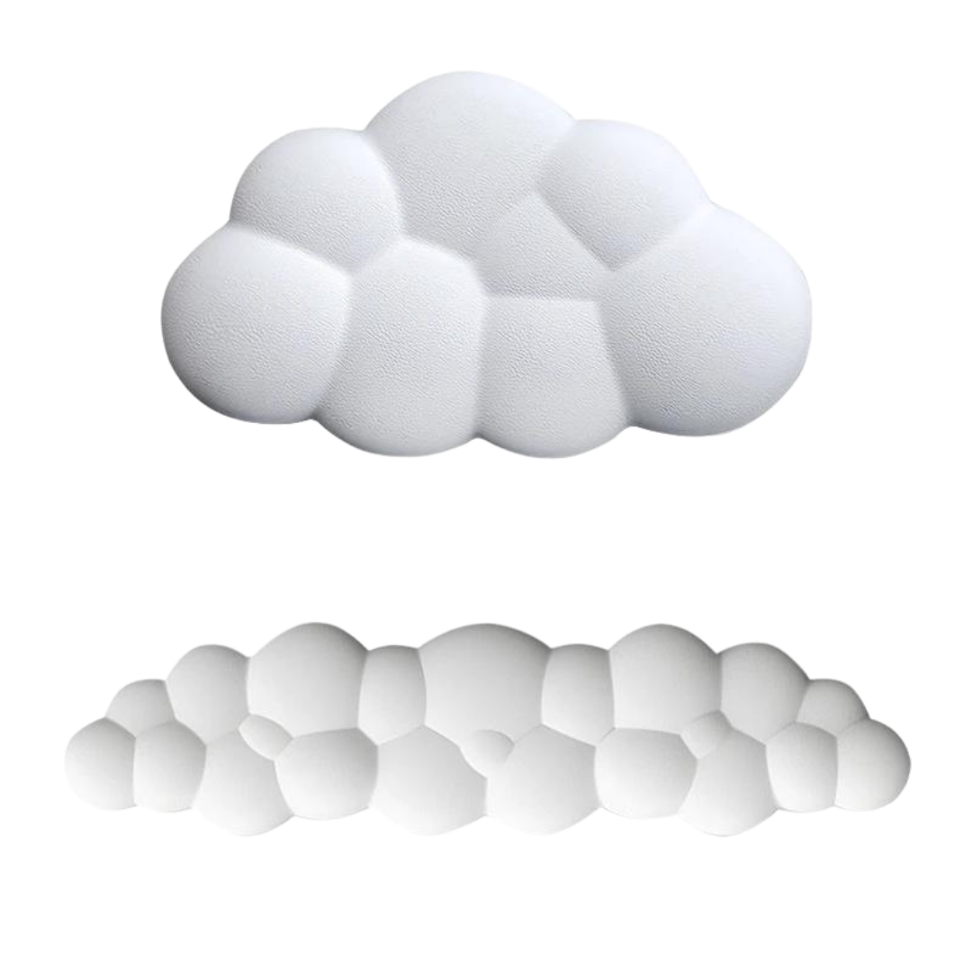 Memory Foam Cloud Wrist Rest & Desk Pad