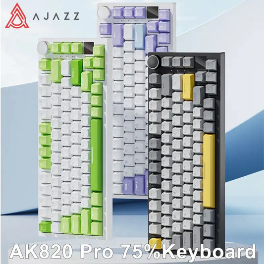 Ajazz AK820/AK820 PRO Hot Swappable Mechanical Keyboard