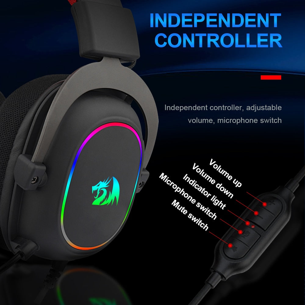 Redragon ZEUS X H510 RGB Noise Cancelling Gaming Headphones
