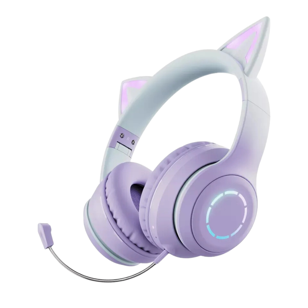 Gradient Cat Ears Headset