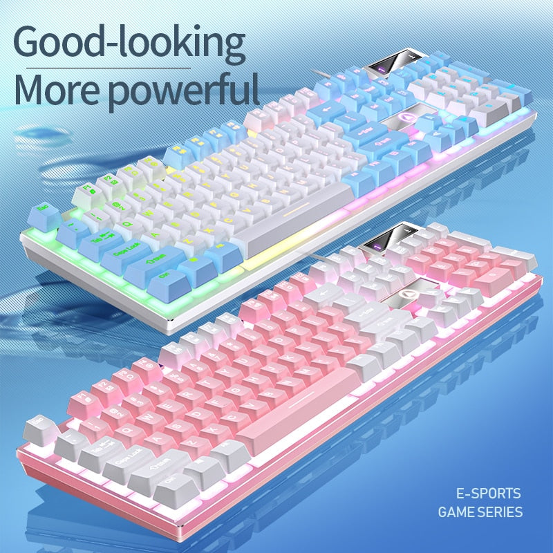 104 Key LED Gaming Mechanical Keyboard